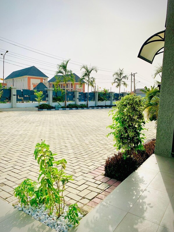 Façade de l’hébergement