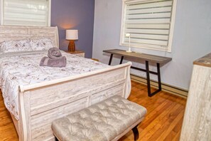 Desk, iron/ironing board, free WiFi, bed sheets