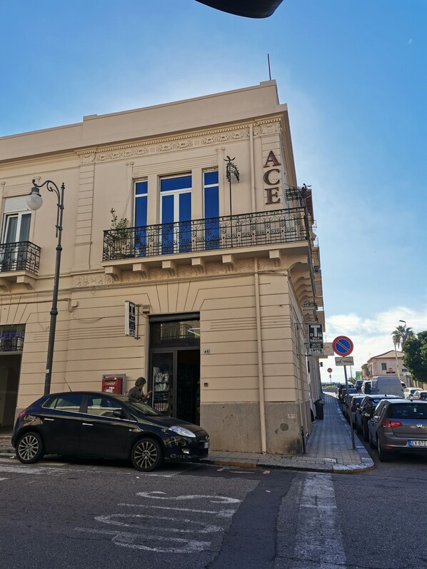 Façade de l’hébergement