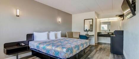 Free WiFi, bed sheets