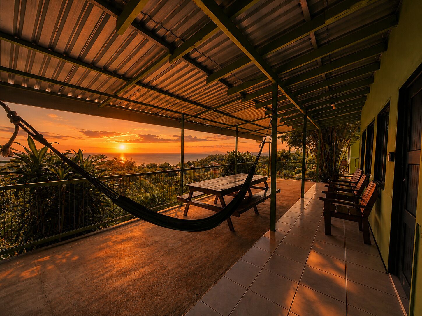 Departamento, baño privado, vista al océano (8) | Terraza o patio