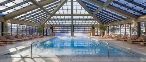 Indoor pool, outdoor pool