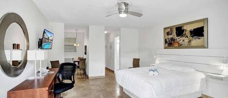 Iron/ironing board, travel crib, WiFi