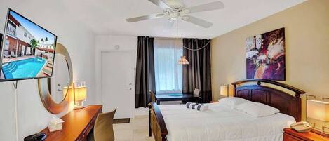 Een strijkplank/strijkijzer, wifi