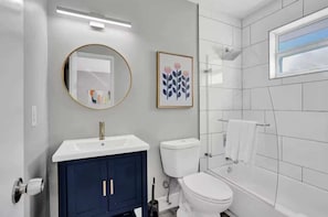 Shower, hair dryer