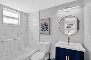 Shower, hair dryer