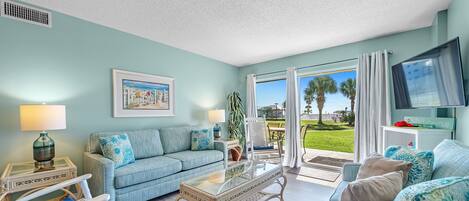 Smart TV, DVD player, books