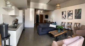 Living area - Acogedor Apartamento Tipo Loft en Zona 4 (Ciudad de Guatemala)