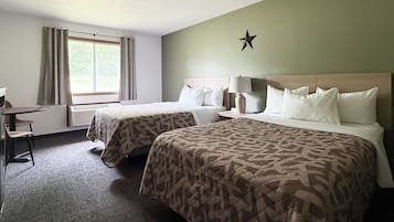 Superior Room, 2 Double Beds, Non Smoking | Iron/ironing board, free WiFi, bed sheets