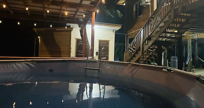 ¥cabaña a 1 Minuto de la Playa! ¥ideal Para tus Vacaciones!