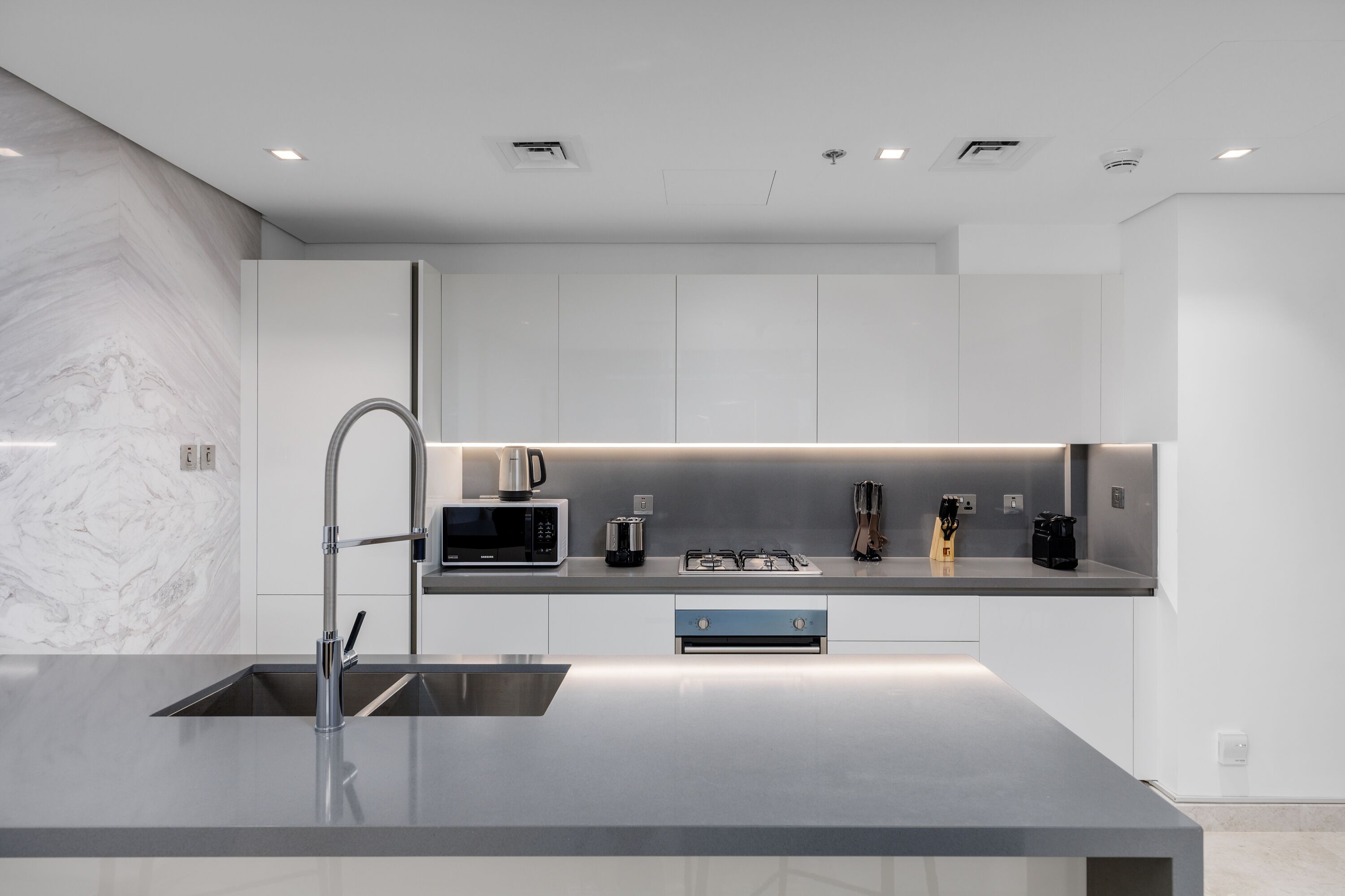 Apartment | Private kitchen | Fridge, microwave, oven, dishwasher