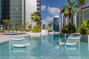 Outdoor pool -  Maison Privee - Exquisite Duplex with Private Patio & Loft Living (Dubai)