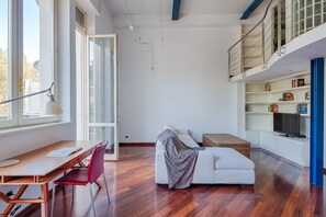 Living area - Parioli Luxury Loft with Terrace (Roma)