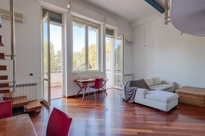Living area - Parioli Luxury Loft with Terrace (Roma)