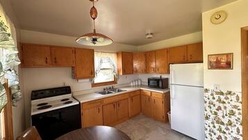 Microwave, oven, stovetop