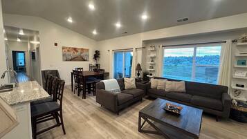 Smart TV, DVD player, books