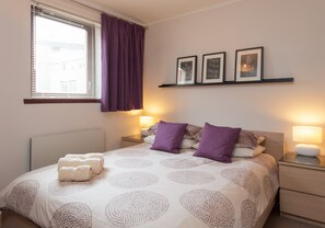 2 bedrooms, iron/ironing board, travel crib, free WiFi