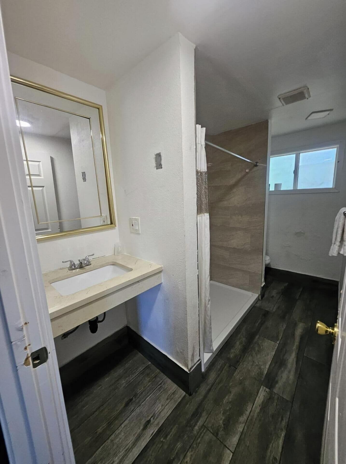 Room (2 King Bed) | Bathroom | Hair dryer, towels
