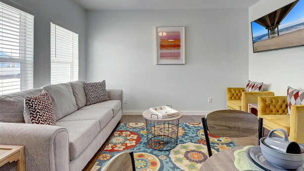 Living area - Casa Lemonada in Port Aransas (Port Aransas)