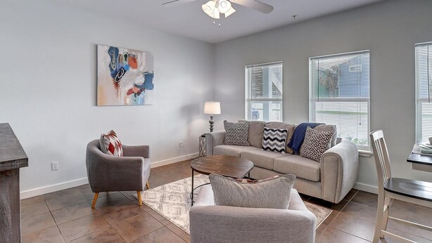 Living area - I Sea You Where in Port Aransas (Port Aransas)