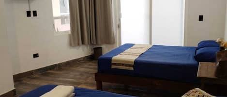 Individually furnished, blackout drapes, soundproofing, free WiFi