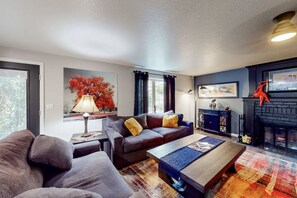 TV connectée, cheminée