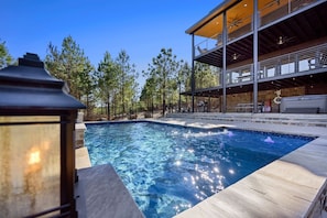 Outdoor pool - Cannonball - Pool,HotTub,Arcade,Games,Incredible Views (Broken Bow)