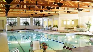 Indoor pool, a heated pool
