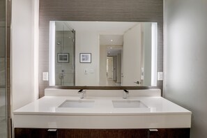 Shower, hair dryer, towels - LIFT 114 | Ski-In/Out Next to Sunrise Lift | Village View | Kitchen | Hot Tub | Pool (Park City)