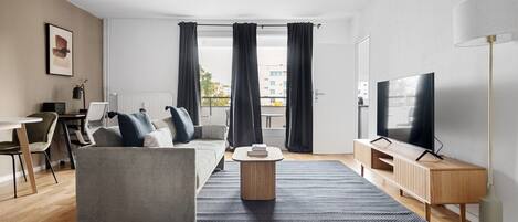 Tv och en stereo