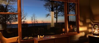 Pet friendly property with private access to Lake Michigan and beautiful sunset views