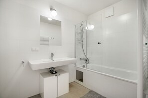 Hair dryer, towels