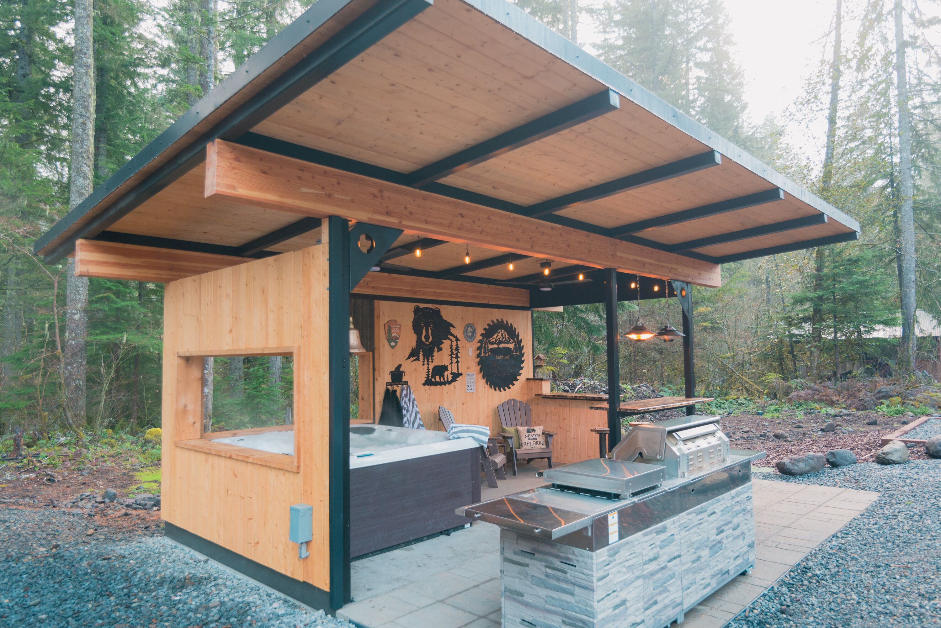 مغطس سبا خارجي