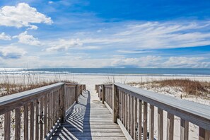 Accommodatie ligt op het strand