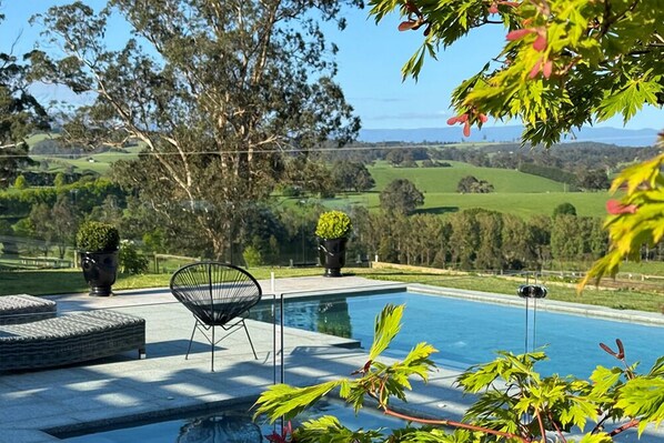 Outdoor pool -  Luxury Country Escape | Stunning Mountain Views by Scotch Hill Truffle Farm (Neerim South)