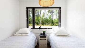 3 dormitorios, cuna de viaje, wifi y ropa de cama