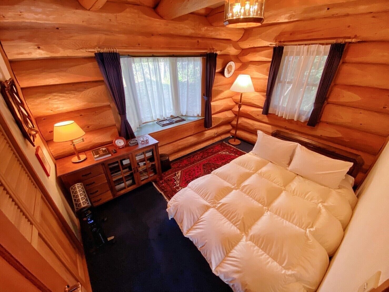 Hypo-allergenic bedding, individually decorated, individually furnished