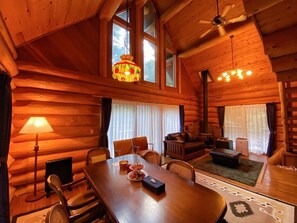 Villa, para no fumadores (Log Atelier) | Área de sala de estar