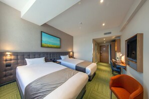 In-room safe, individually furnished, desk, laptop workspace - Aurora Hotel Ulaanbaatar (Ulaanbaatar)