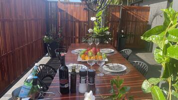 Apartamento superluxo | Terraço/pátio