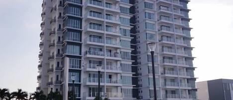 Voorkant van accommodatie