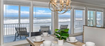 Beachfront! Ocean Views from Living Areas and Deck, Near Historic Attractions, $300 in Free Tickets!