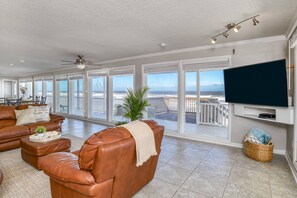 Smart TV - Beachfront! Ocean Views from Living Areas and Deck, Near Historic Attractions, $300 in Free Tickets! (St. Augustine)
