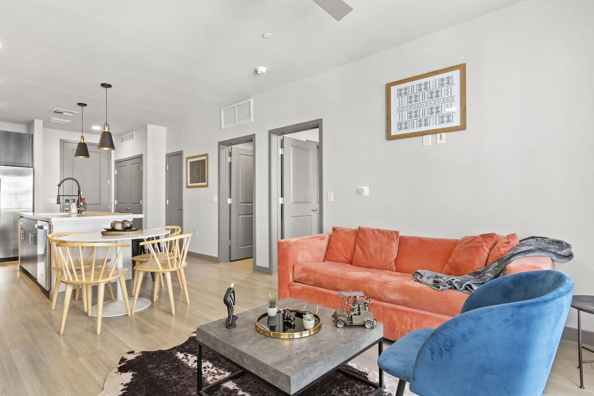 Deluxe-Apartment, 2 Schlafzimmer | Wohnbereich