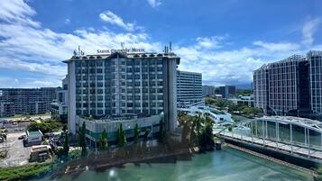 Stadsuitzicht vanuit accommodatie