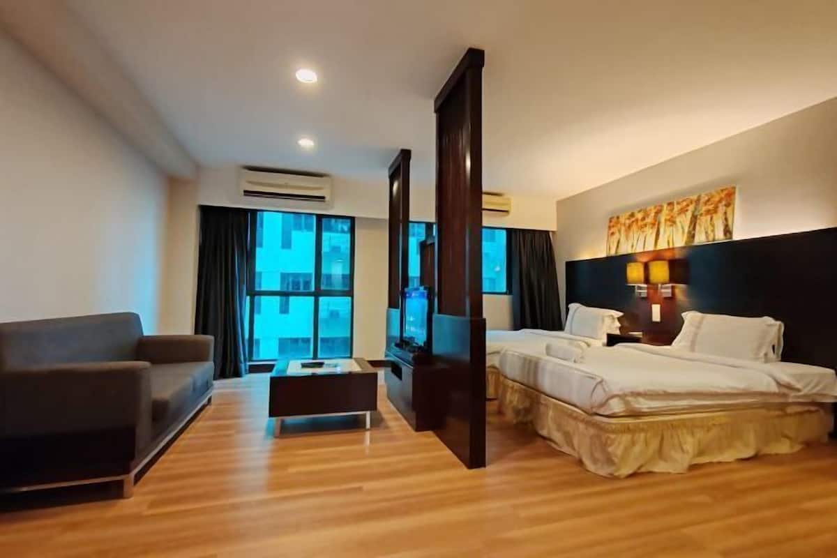 1 bedroom, individually decorated, desk, blackout curtains