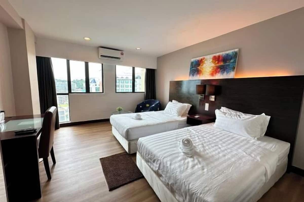 1 bedroom, individually decorated, desk, blackout curtains