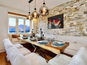 Dining - Courchevel 1850: Duplex for 6 guests, 3 bedrooms, comfort included (Courchevel 1850)