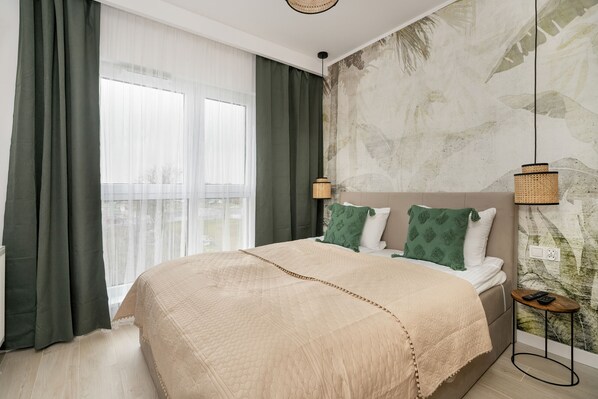 2 habitaciones y ropa de cama