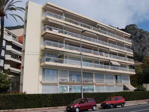 Exterior - Air-conditioned studio with sea-view terrace and Wifi (Menton)